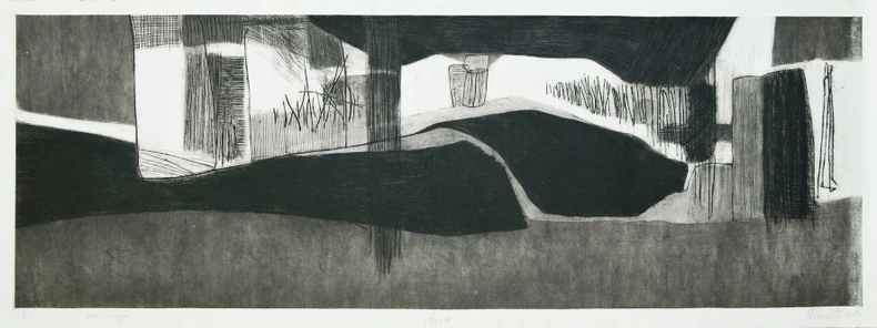 Treća nagrada za najboljeg studenta grafičara: Mina Rakidžić \"Prokop\", linogravura