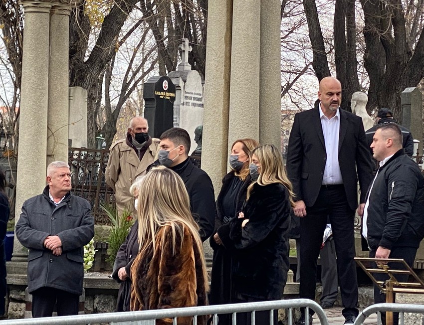 Milutin Mrkonjić Sahrana