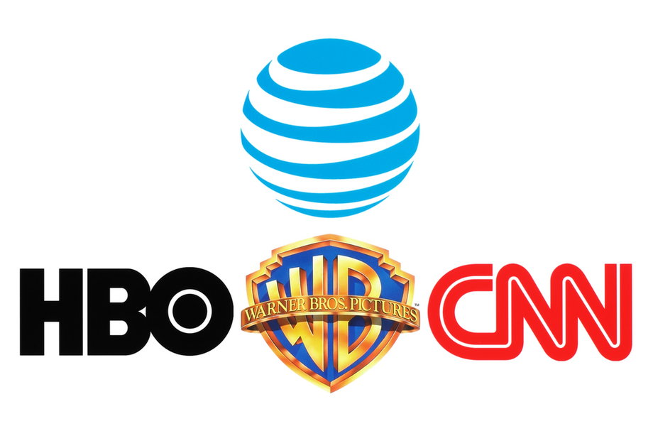 Logo AT&T i marek należących do Time Warner