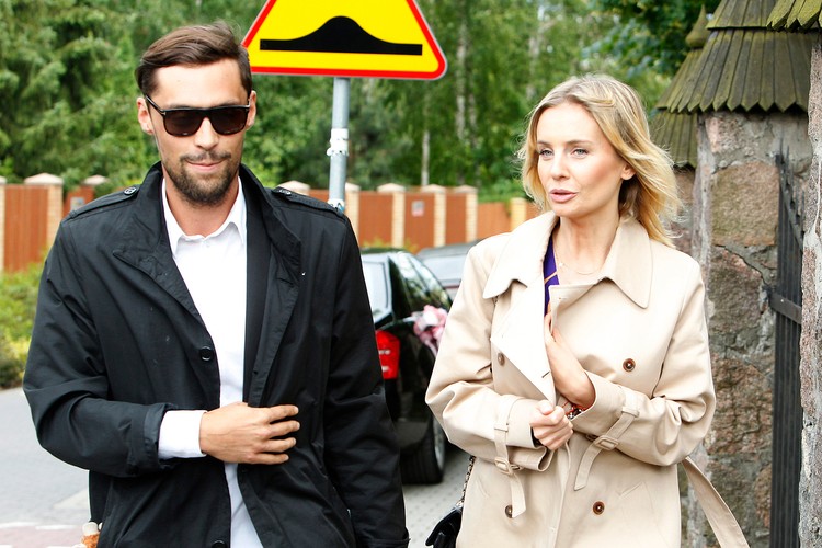 Agnieszka Szulim na ślubie Kuby Wesołowskiego i Agnieszki Szczurek