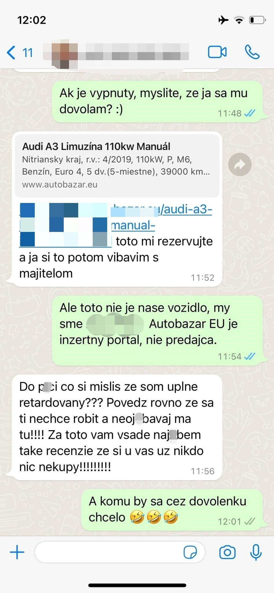 Predajca áut muža poriadne vyškolil. 