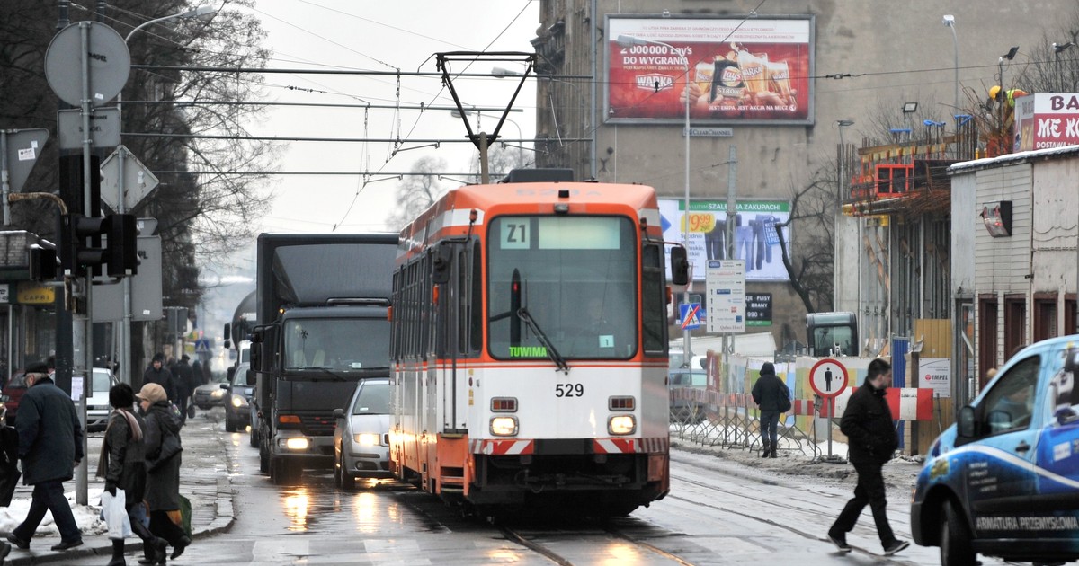 Tramwaje stają