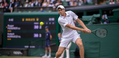 Wielki mecz Huberta Hurkacza na Wimbledonie. Pokonał słynnego Rogera Federera! Polak w półfinale