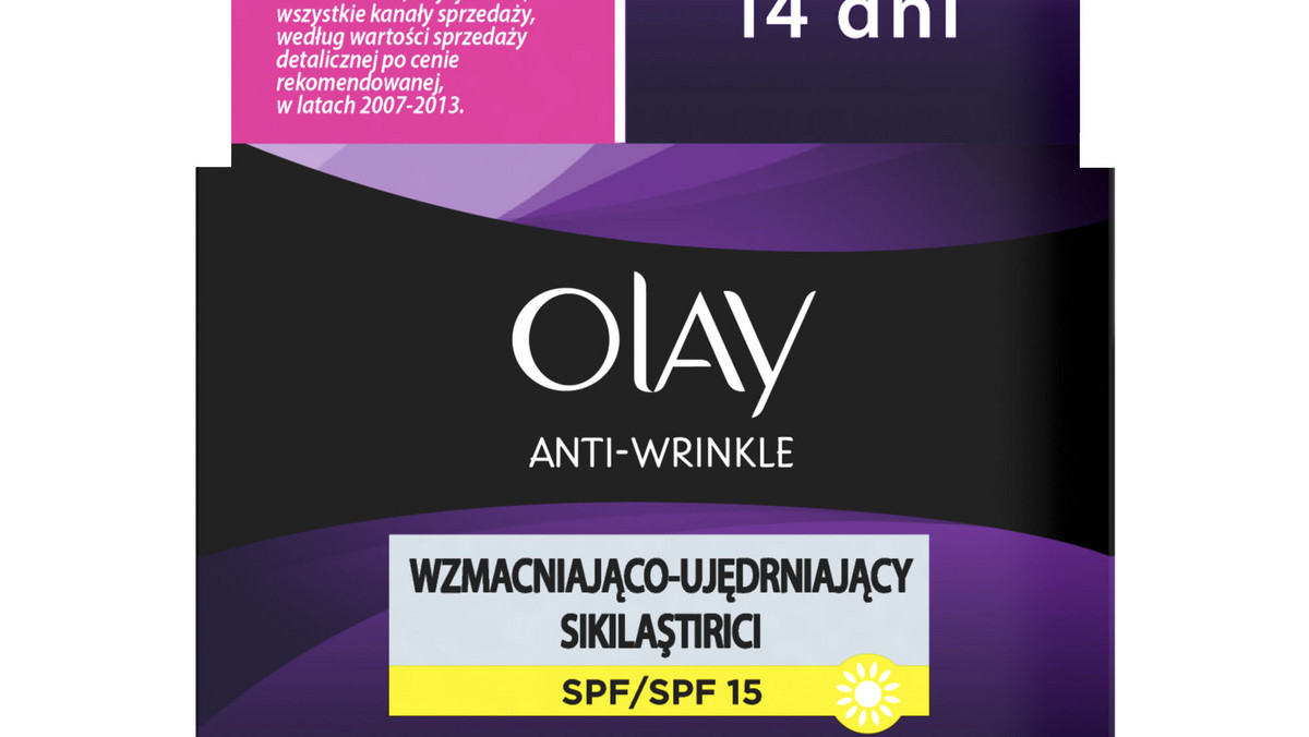 Marka Olay wprowadza dwie nowe kolekcje. Linia  Anti-Wrinkle Błyskawiczne Nawilżenie z lekką formułą i Oceanicznym Kompleksem Botanicznym zwalcza pierwsze oznaki starzenia. Kosmetyki z linii Wzmacniająco-Ujędrniającej  już w 14 dni pomagają widocznie zredukować linie mimiczne i zmarszczki.