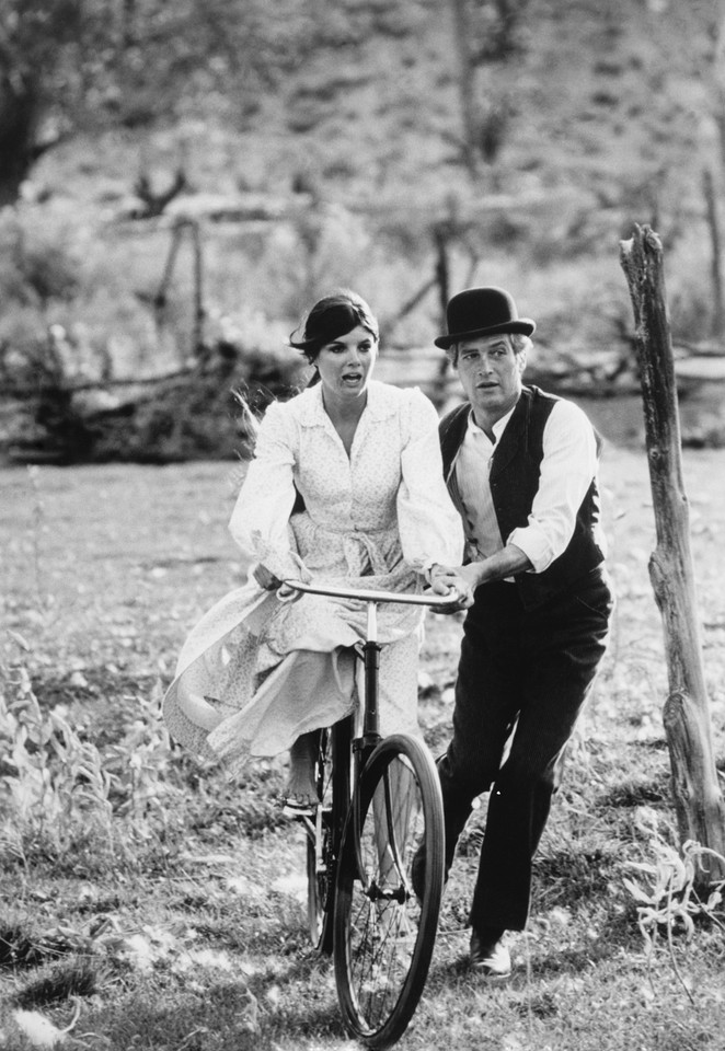 Katharine Ross i Paul Newman w "Butch Cassidy i Sundance Kid" 