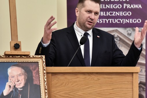 Minister edukacji i nauki Przemysław Czarnek