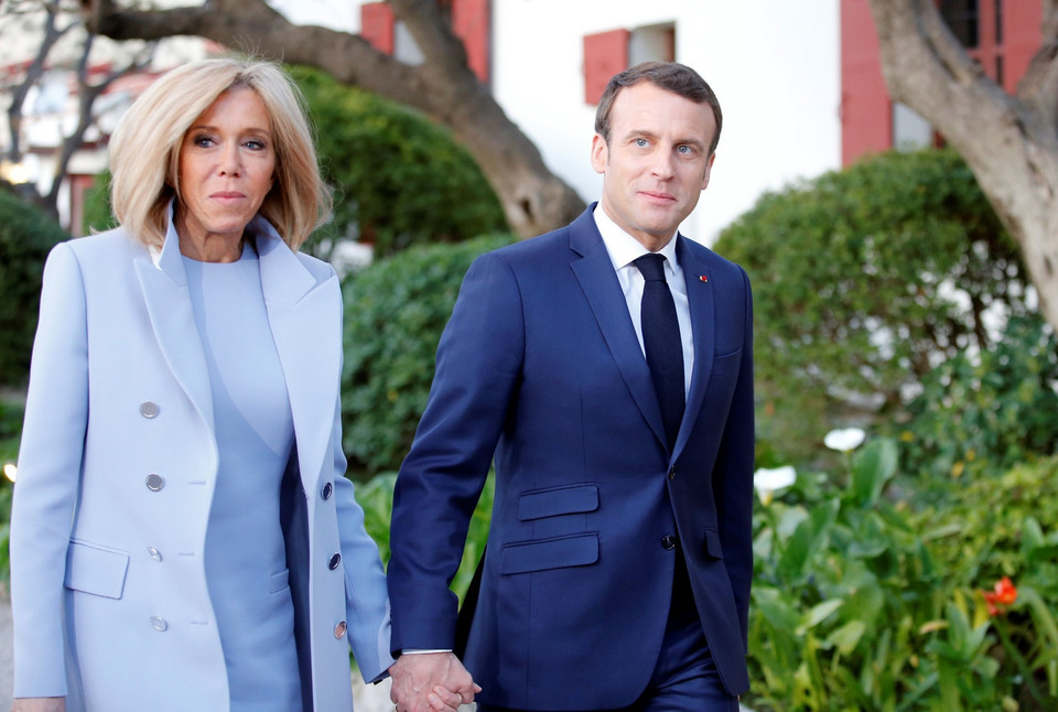 Brigitte Macron w pierwszym dniu wizyty chińskiej pary prezydenckiej we Francji