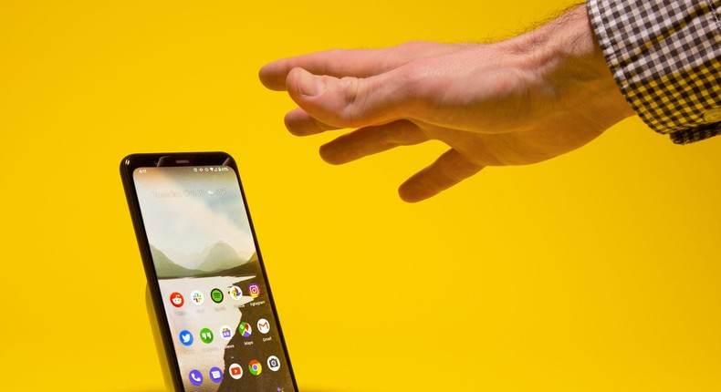 Google's Pixel 4 phone.