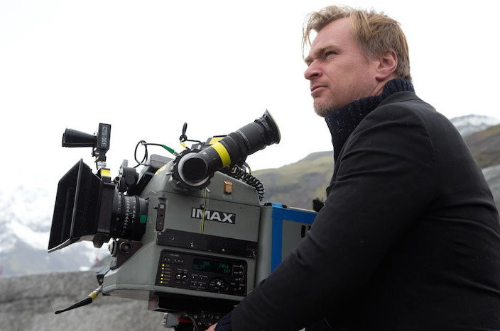 Christopher Nolan na planie , fot. @2014 Warner Bros. Entertainment, Inc. and Paramount Pictures. All Rights Reserved