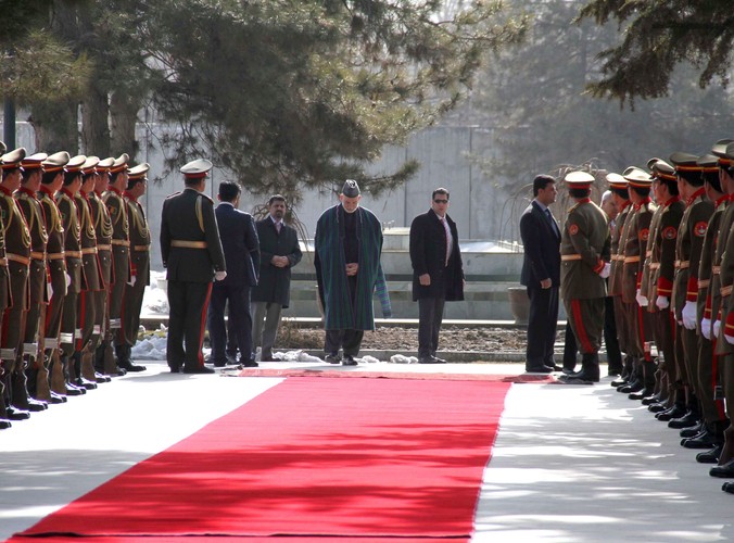 Bronisław Komorowski w Afganistanie