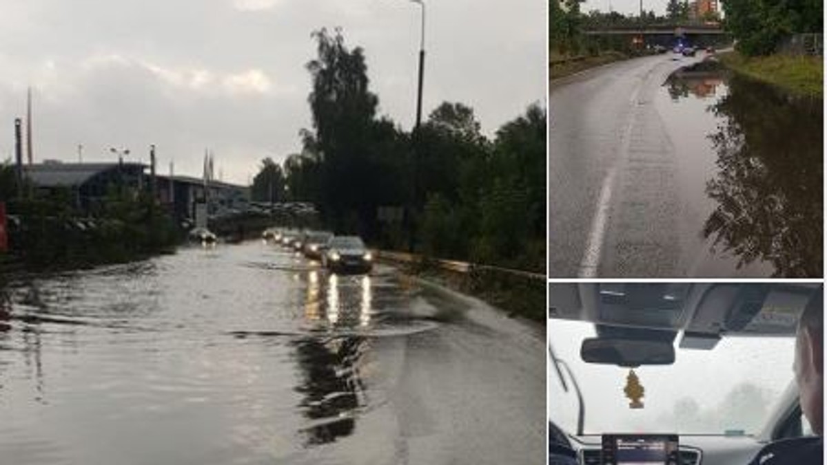 Pogodowy armagedon na Śląsku. Ulice wyglądają jak rzeki [ZDJĘCIA]