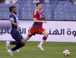 Piękny gol Roberta Lewandowskiego w sparingu Bayernu. WIDEO