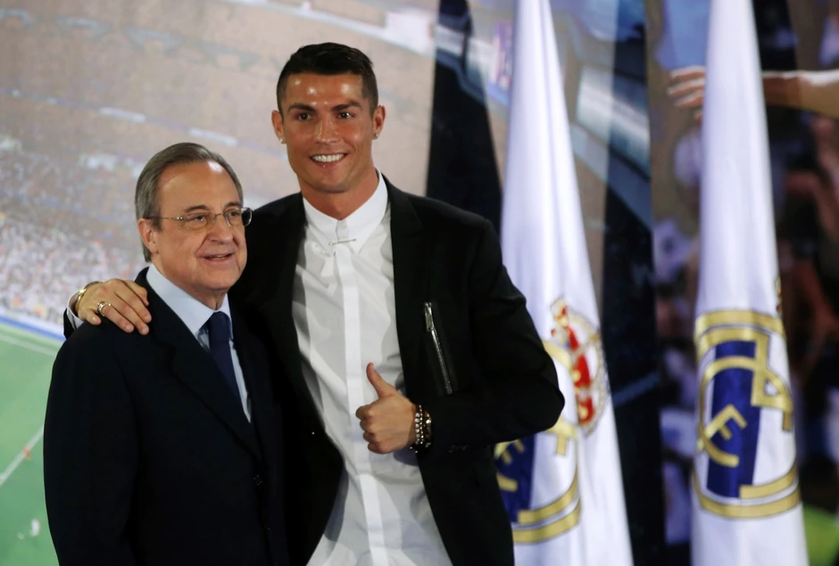 Kristijano Ronaldo i Florentino Perez, predsednik Reala