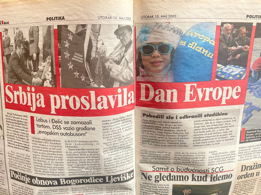 Blic 10. Maj 2005.