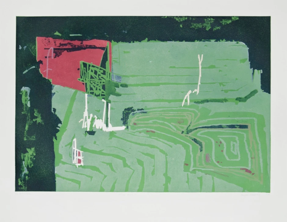 Mirjana Tomašević za rad \"Plodno tlo\", akvatinta, nagrađena je drugom nagradom u kategoriji najboljeg grafičara