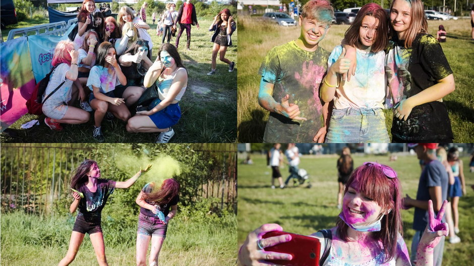 Kolor Fest. Przy dźwiękach Ekipy młodzi ludzie bawili się na święcie kolorów [ZDJĘCIA]