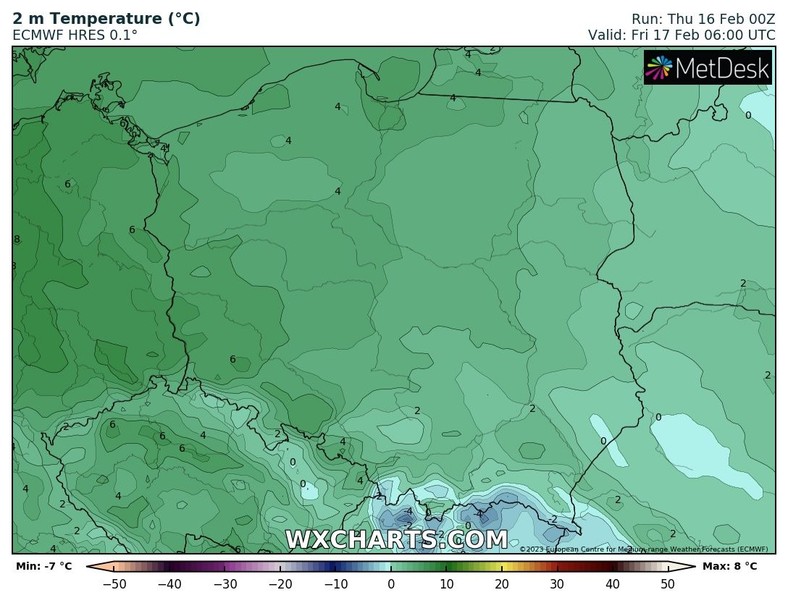 Poranek zapowiada się bardzo ciepło