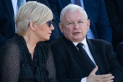 Julia Przyłębska i Jarosław Kaczyński