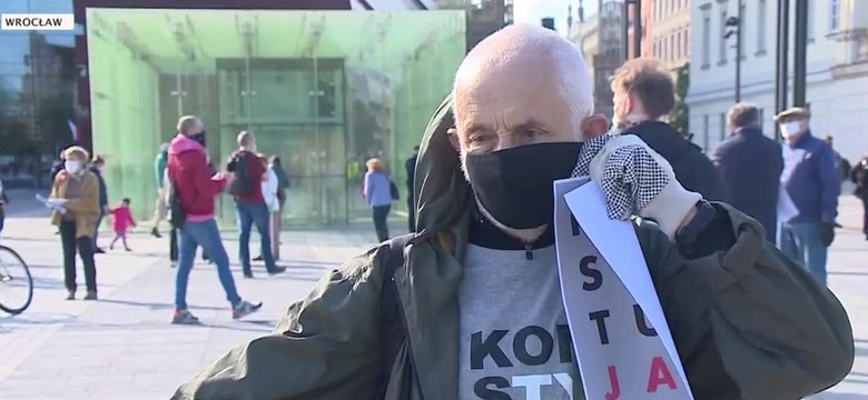 Protesty we Wrocławiu i Katowicach przeciwko wyborom 10 maja [WIDEO]