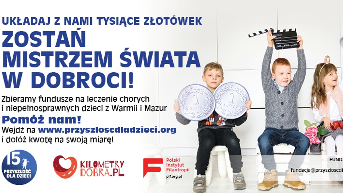 Z początkiem marca rozpoczęła się 5. edycja dobroczynnej kampanii "Kilometry Dobra", czyli mistrzostwa świata w dobroci. 50 organizacji z całej Polski będzie przez trzy miesiące zbierać fundusze, by pomagać potrzebującym.