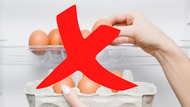 Nie przechowuj jajek w drzwiach lodówki. Oto powód