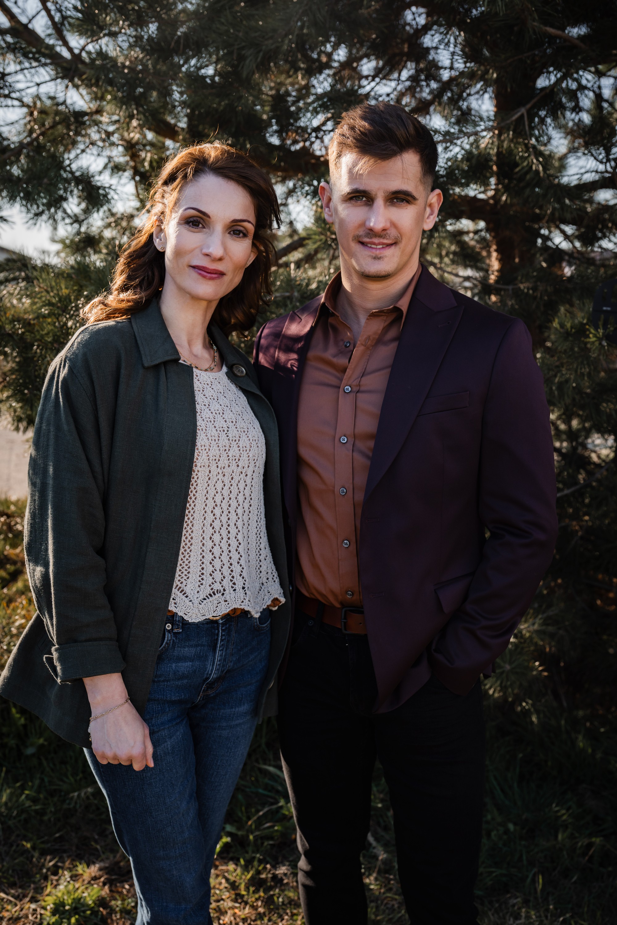 Zuzana Kanócz a Karol Tóth v seriáli Ranč.