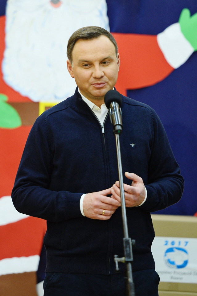 Andrzej Duda wspierają Banki Żywności