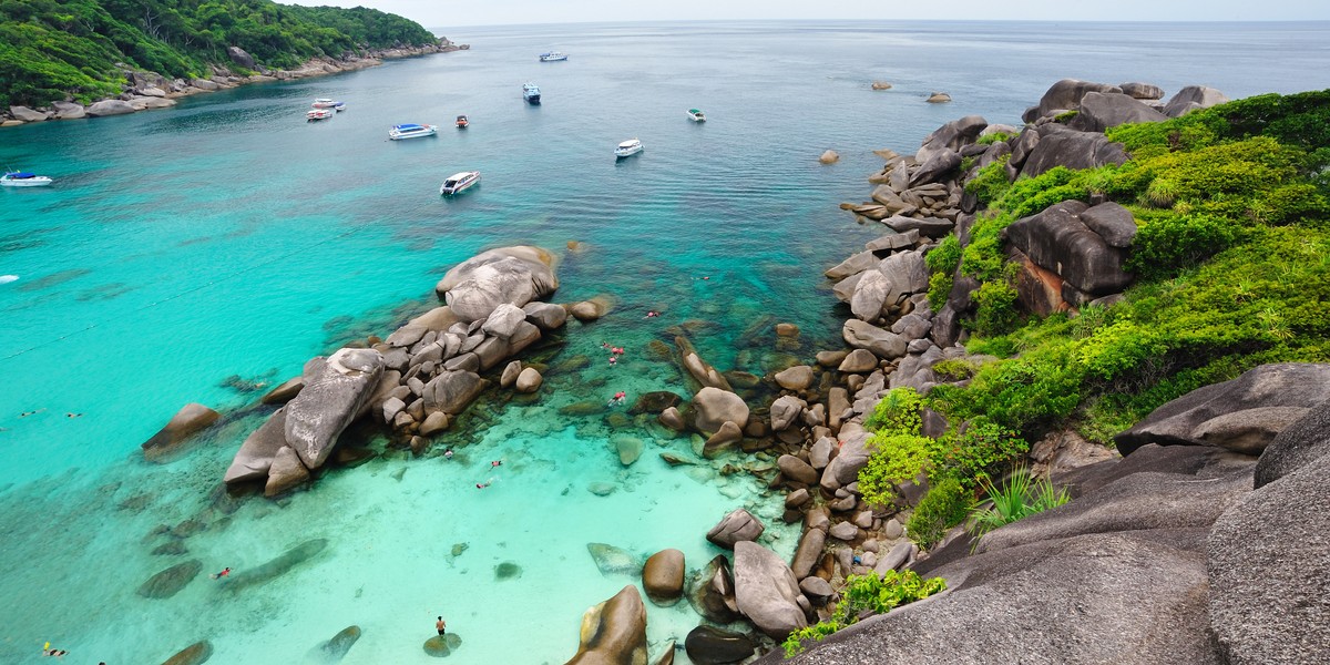 Wyspy Similan w Tajlandii