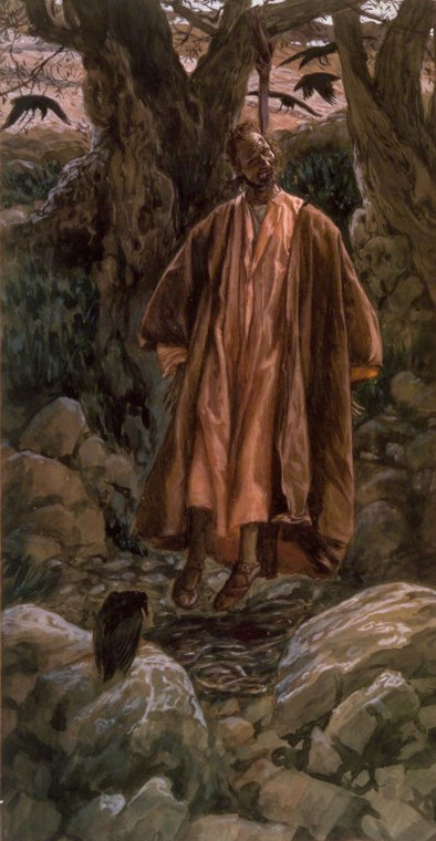 Śmierć Judasza, autor James Joseph Jacques Tissot, obraz w zbiorach Brooklyn Museum, Nowy Jork