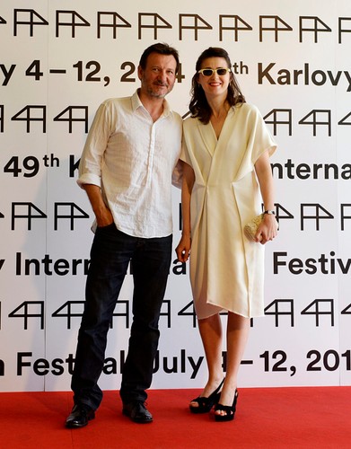 Agnieszka Grochowska i Robert Więckiewicz na festiwalu w Karlowych Warach