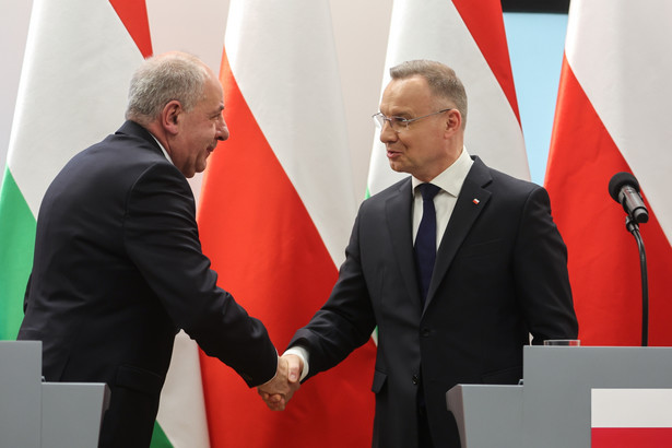 W piątek 22 marca prezydent Andrzej Duda spotkał się z prezydentem Węgier Tamasem Sulyokiem