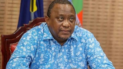 Former Kenyan President, Uhuru Kenyatta.