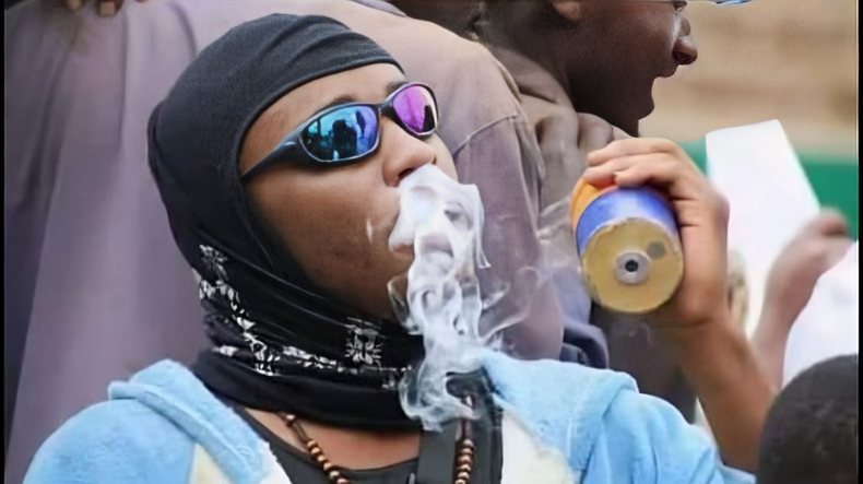 How protestor fooled the world that he was smoking teargas