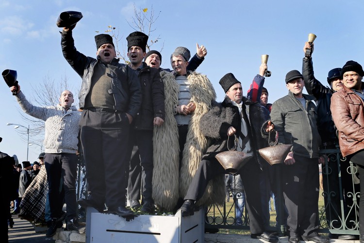 Rumuńscy pasterze protestują