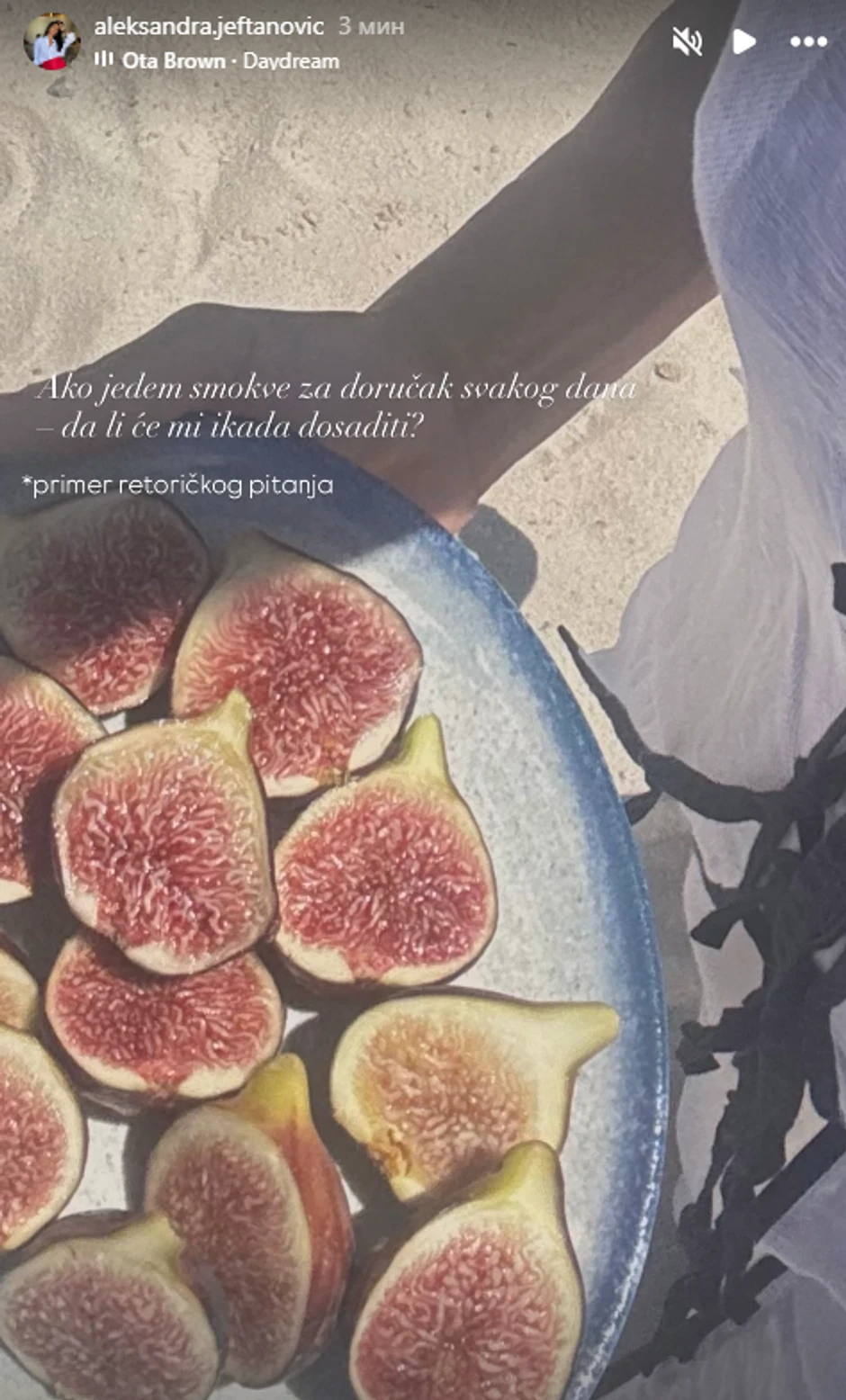 Objava Aleksandre Jeftanović