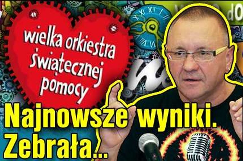 Gra WOŚP. Najnowsze wyniki! Zebrała już....