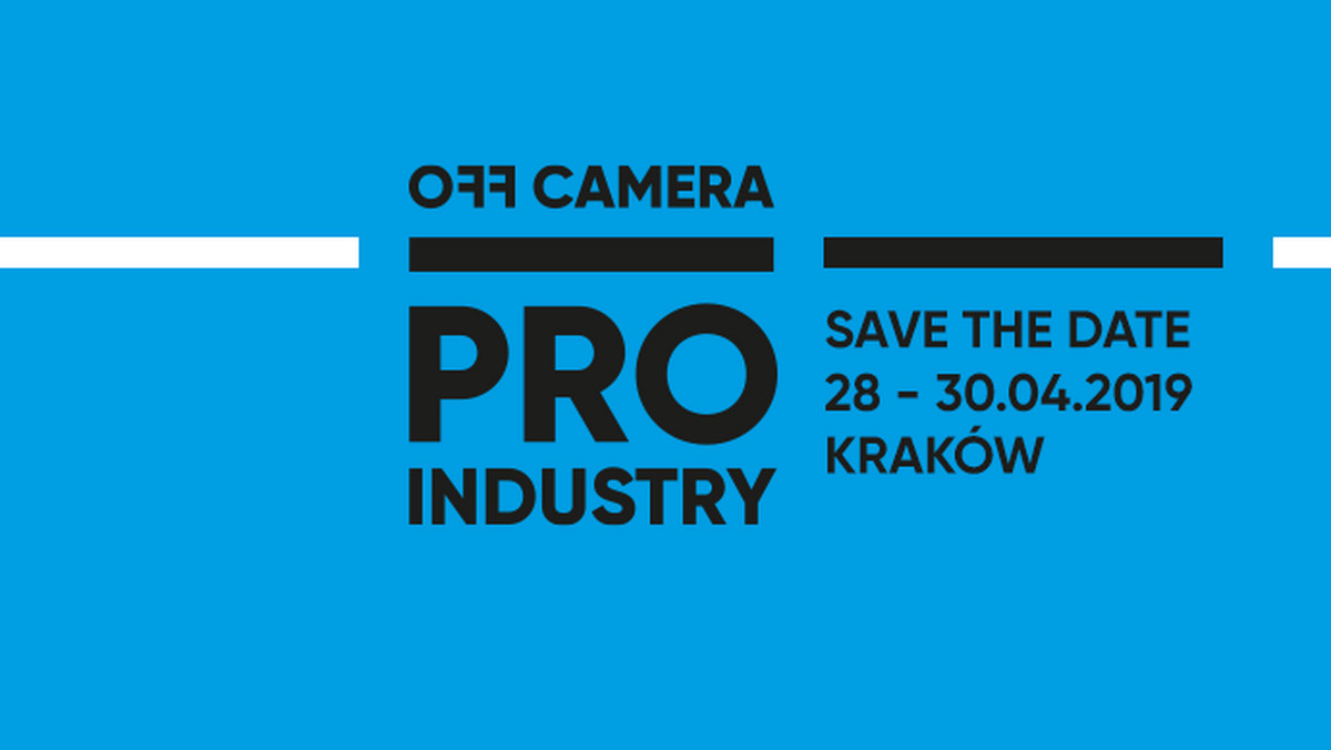 Na tegorocznym Off Camera Pro Industry nie zabraknie wiedzy przydatnej każdemu filmowcowi. Wydarzenie odbędzie się w dniach 28 – 30 kwietnia w Krakowie w ramach festiwalu Mastercard OFF CAMERA.