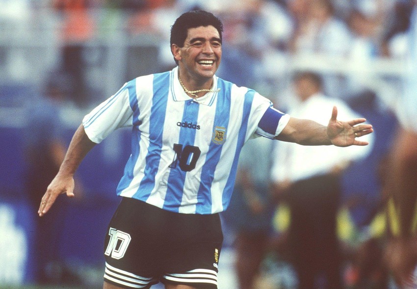 Maradona na meču protiv Nigerije | Foto: Getty Images