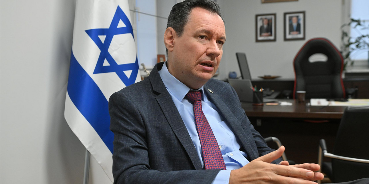 O wizerunku Polski, antysemityzmie i zagrożeniu Hamasu mówi "Faktowi" Jakow Liwne,  ambasador Izraela w Warszawie.