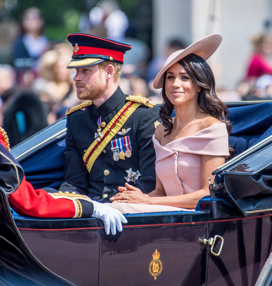 Tak prezentowała się Meghan na zeszłorocznych obchodach Trooping the Colour