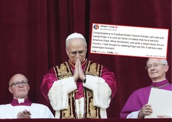 Amerykanin nowym papieżem. Tak zareagował Donald Trump