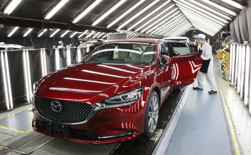 Mazda 6 powstaje w fabryce w Hofu w prefekturze Yamaguchi