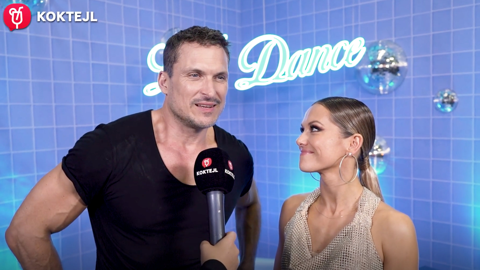 Herec Ján Koleník a tanečnica Dominika Rošková.