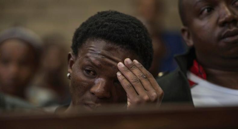 Twenty-year-old Victor Mlotshwa, pictured in 2016, gave evidence at the trial of Willem Oosthuizen and Theo Jacksond