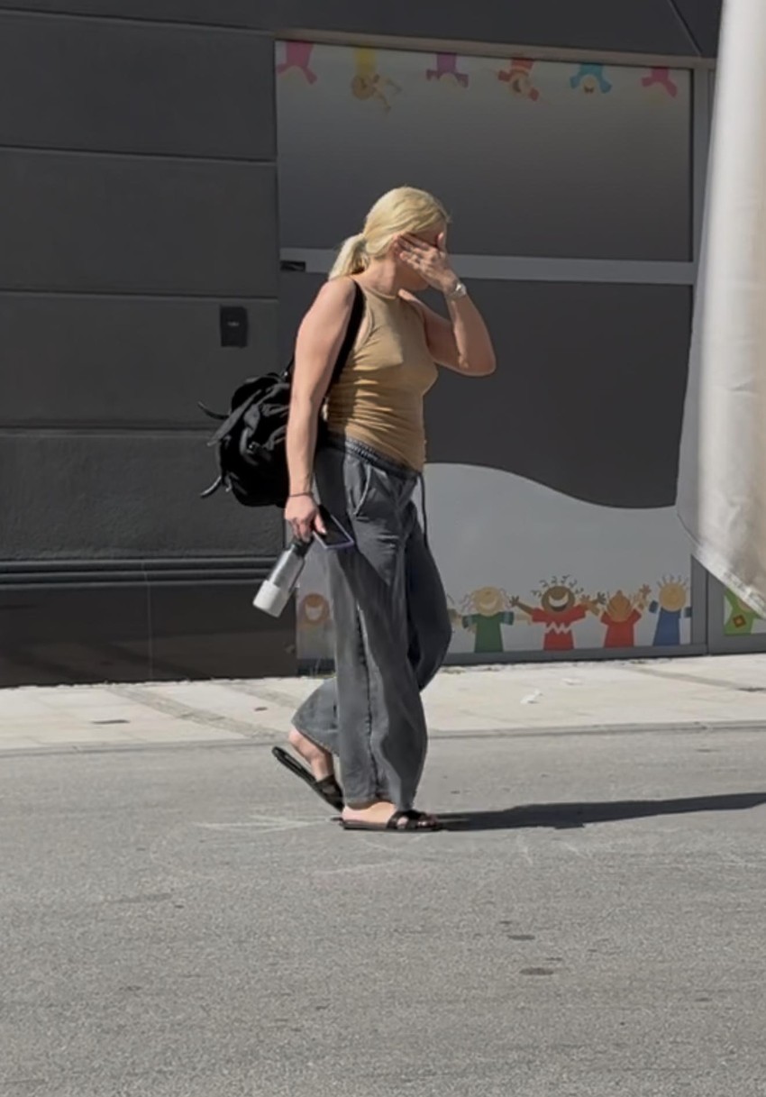 Prve slike trudne Milice Todorović