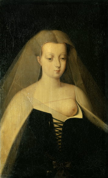 Portret Agnès Sorel, pędzla Philippe’a Comairasa, XIX w.