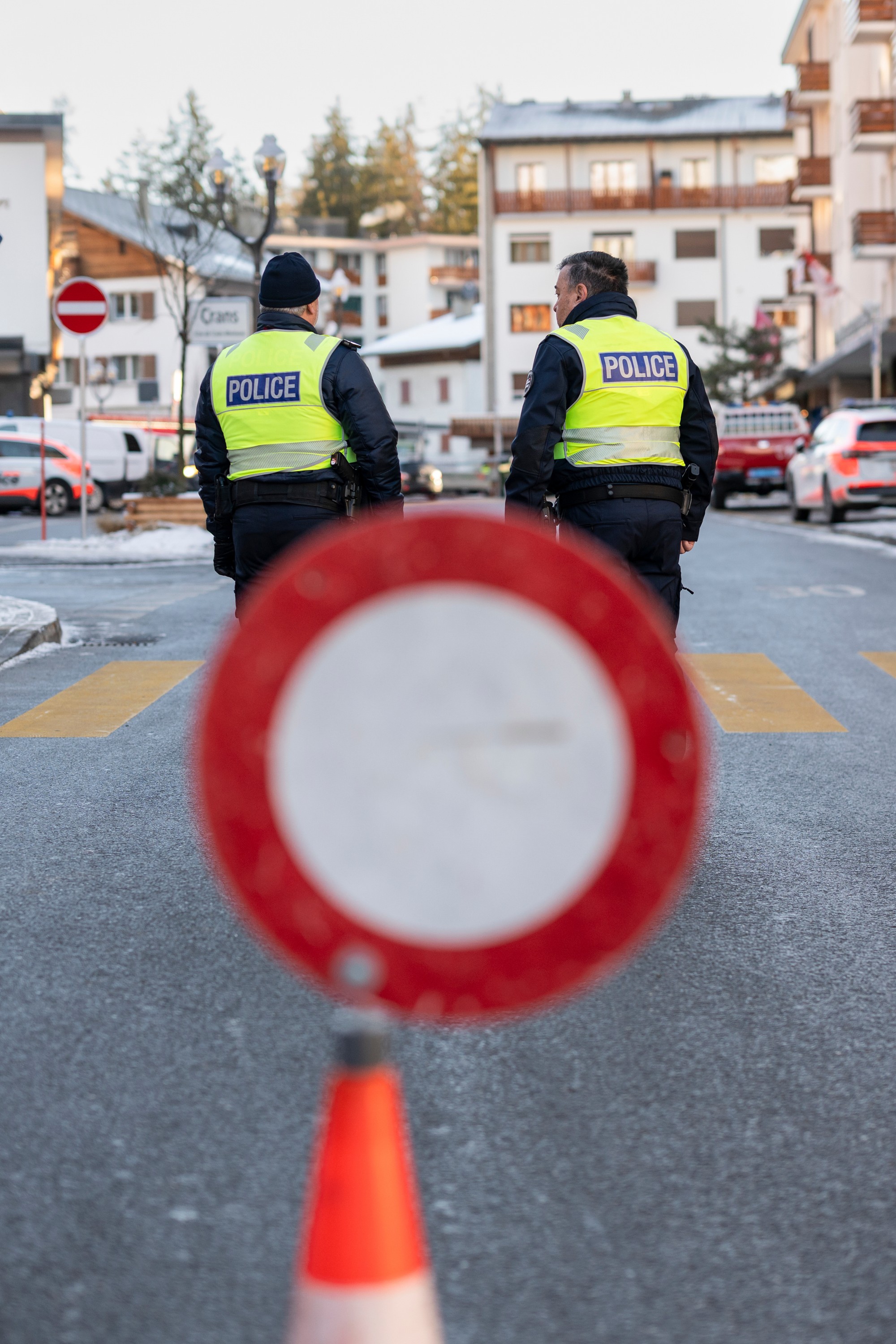 Požiar v švajčiarskom stredisku Crans-Montana. 