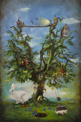 Patrycja Kruszyńska-Mikulska – z cyklu 'Z kroniki leśnych ludzi', Drzewo zabaw