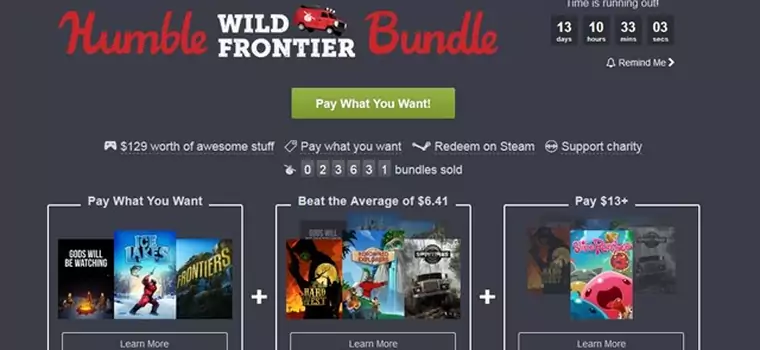 Humble Wild Frontier Bundle - siedem gier z "dzikiego pogranicza" za niewiele ponad 50 zł