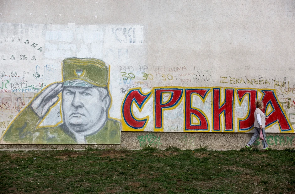 Ratko Mladić mural